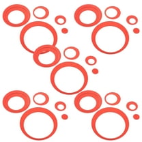 Hemoton 36pcs Circle Mirror Wall Stickers Round Shape Wall Decals for Home Decor