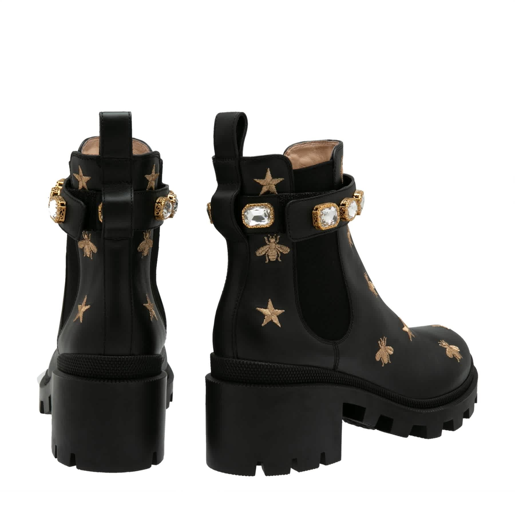 gucci ankle boot with belt