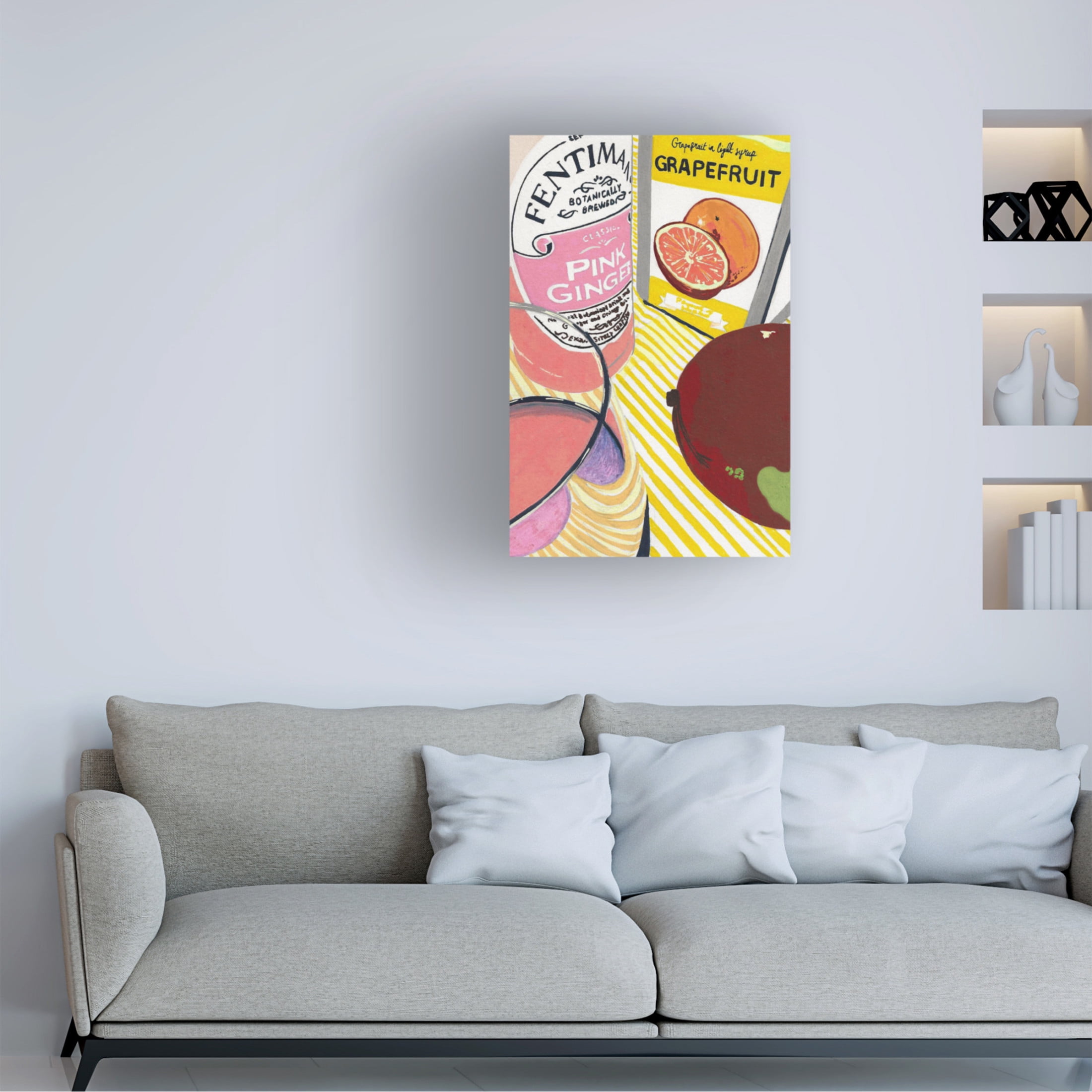 Trademark Fine Art Studio Mandariini Fentimans Pink Ginger Canvas Wall Art