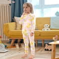 thumbnail image 5 of Yellow Duck Cloud Pattern Cotton Pajamas 2 Piece Set Sleepwear Soft and Comfortable Homewear Nightwear, 5 of 7