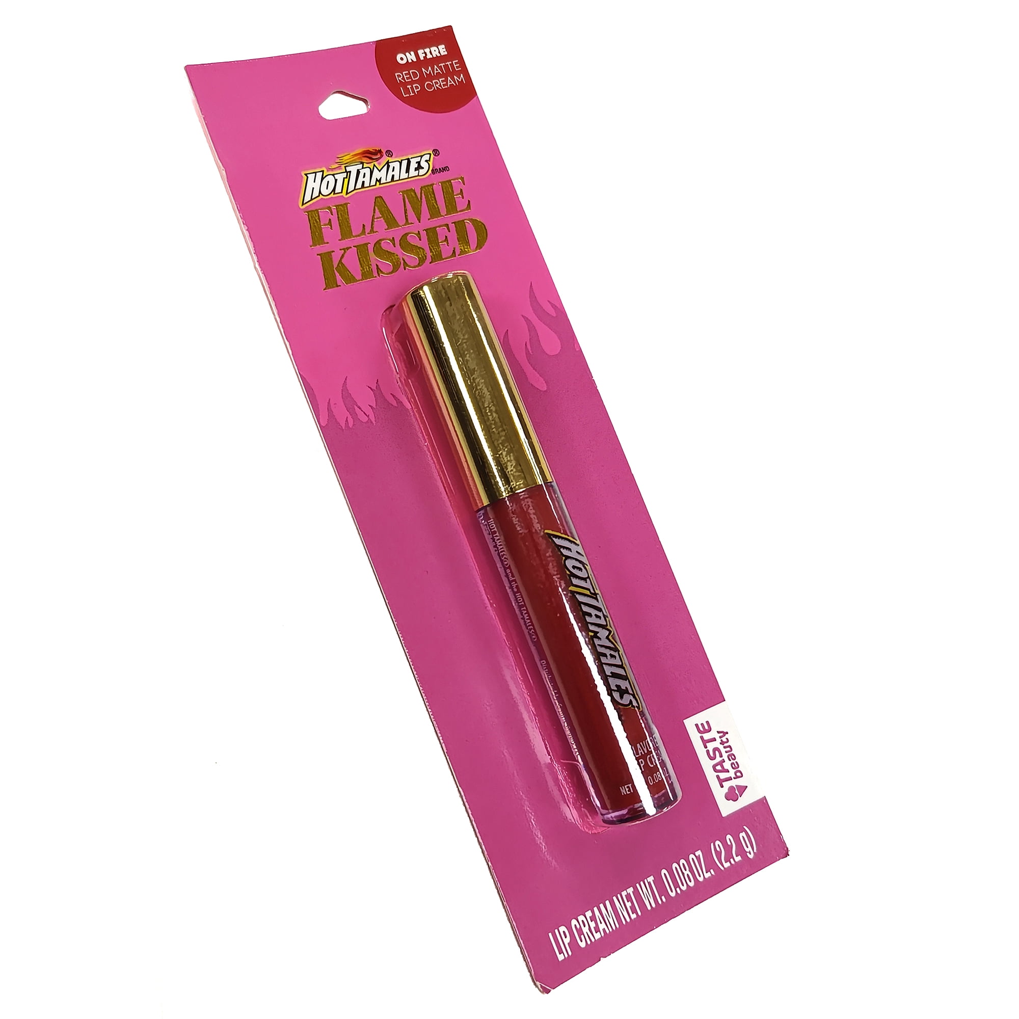 Hot Tamales lip gloss - On Fire Red