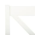 thumbnail image 6 of SAFAVIEH Silio Cross Back Wood Dining Chair, Set of 2, White/Light Brown, 6 of 7