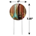 thumbnail image 2 of Acrylic Guitars Electric Acoustic Rock and Roll Wood Paneling Cake Topper Party Decoration for Wedding Anniversary Birthday Graduation, 2 of 7