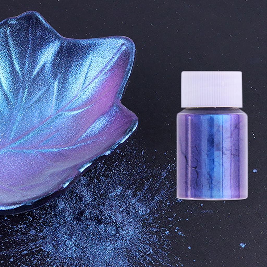 Partygee Color Shift Pigment Powder 10 Colors Pearl Mica Powder 0.35oz