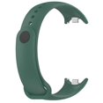 thumbnail image 3 of Compatible For Xiaomi Smart Band 8 Silicone Watch Bands Strap Replacement with Metal Connector DarkGreen, 3 of 5