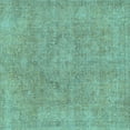 thumbnail image 1 of Ahgly Company Indoor Square Abstract Light Blue Modern Area Rugs, 6' Square, 1 of 4