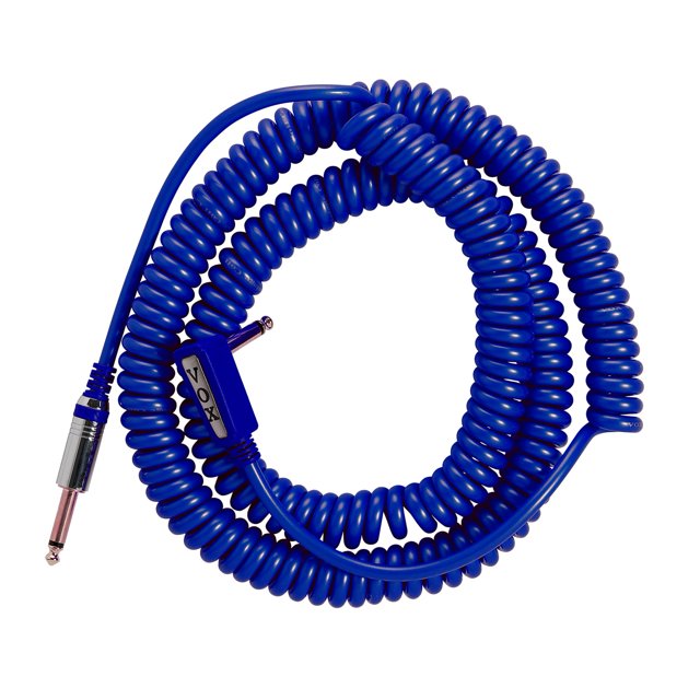 Cable en espiral azul VOX VCC090 de 1/4 pulgadas (9 m, con bolsa de malla)