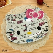 My Melody Sanrio Dinner Plate Hello Kitty Anime Baby Children Kawaii Saucer Tableware Cute Fruit Plates Cartoon Snacks Tray Gift 2226722