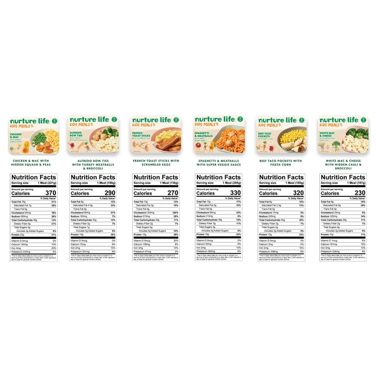 Nurture Life Healthy Toddler & Kid Food Favorites 6-Meal Nurture Life Healthy Toddler & Kid Food Favorites 6-Meal