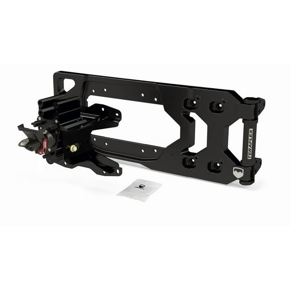 Fits 2018-2023 Jeep Wrangler JL Teraflex Spare Tire Carrier 4838920 HD Hinged Carrier; Tailgate Mount/Tailgate Hinge Mount; 40 Inch Maximum Tire Size; Black