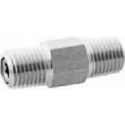 Airgas Stainless Steel Ball-Type Check Valve With Viton-A O-Ring, 1/4" FNPT Inlet And 1/4" FNPT Outlet