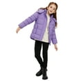 thumbnail image 6 of Wantdo Girls' Recycled Jacket Insulated Winter Coat Warm Windproof Puffer Jacket Light Purple 8, 6 of 9