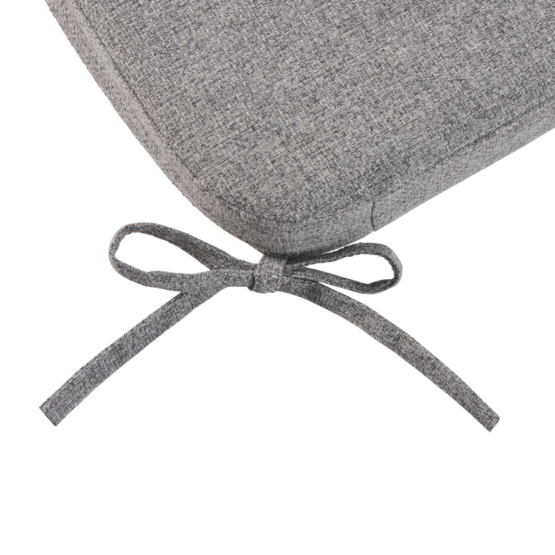 Better Homes & Gardens 19" x 18" Rectangle Outdoor Seat Pad Cushion, 1-Piece, Grey