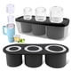 thumbnail image 1 of Molde de hielo Tcamp para vaso de 900-1200 ml con tapa y papelera, 1 of 8