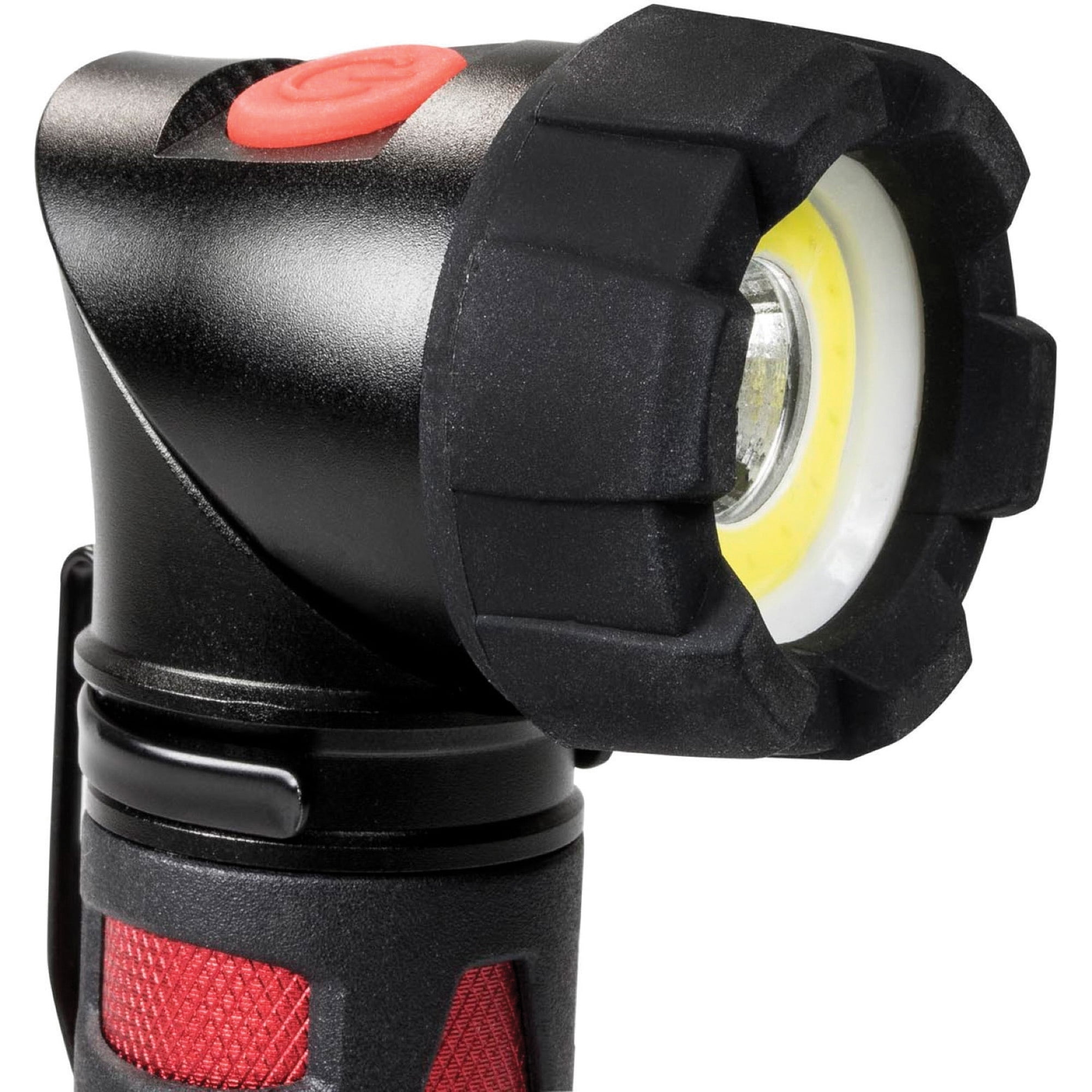 Dorcy Ultra HD Series COB LED Flashlight with Swivel Head for Directional Light, Belt Clip & Magnetic Base