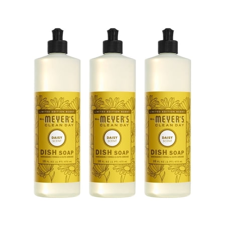 Mrs. Meyer's Dish Soap, Daisy, 16 OZ (Pack of 3)