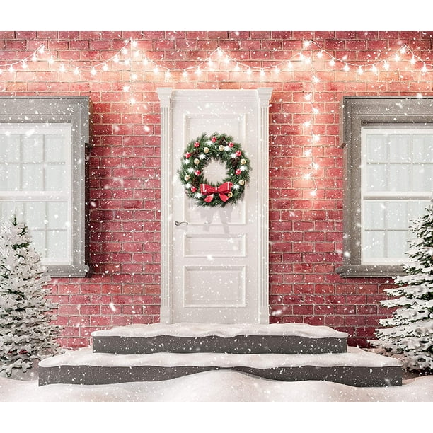 Rideau lumineux LED flocon de neige intérieur rideau lumineux extérieur  décoration de Noël fête, blanc froid