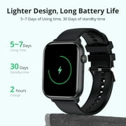 COLMI C80 Smart Watch Men Bluetooth Calling 1.78 inch Amoled Full Touch Fitness Tracker IP68 Waterproof Smartwatch Black