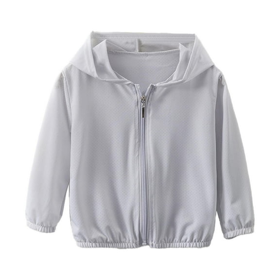 shoper Lightweight Summer Girls Jacket Outdoor Casual Coat for Kids Breathable Sun Outerwear for Play School Activities