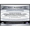 thumbnail image 2 of Scott McGough Card 2010 Bowman Platinum Relic Autographs Green Refractors #SM, 2 of 2