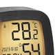 thumbnail image 5 of Reloj despertador digital con temperatura humedad escritorio (-Luz) blanco, 5 of 6
