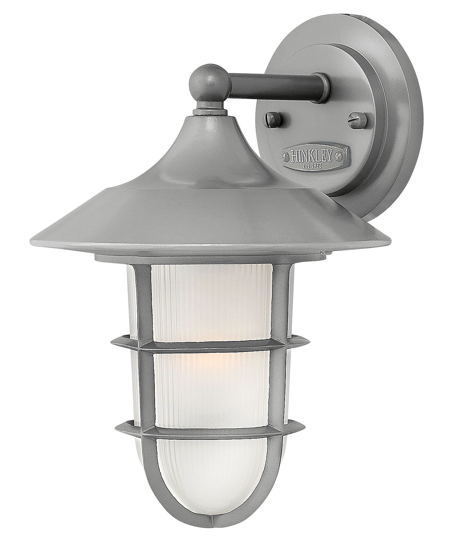 Hinkley Lighting 2410 Hematite 1 Light Outdoor Wall Sconce From The