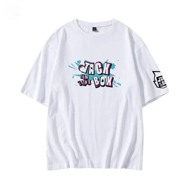 Camiseta de manga corta Zhonghua antipopular, ropa de verano de Jack In The Box para hombres y mujeres, estilo de cuello redondo, ropa para festivales de música
