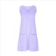 thumbnail image 2 of Vestidos de Mujer Sin Mangas con Cuello en V y Bolsillos, Rosa , Talla M, 2 of 5