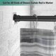 thumbnail image 4 of Adhesive Shower Curtain Rod Tension Holder,no Drilling ,2 Pack, 4 of 5