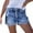 Dark Blue, variant on IROINNID Women's Casual Mini High Waist Denim Shorts Streetwear