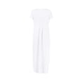 thumbnail image 5 of Samickarr Summer Savings Clearance Summer Dresses For Women 2023 Plus Size Dress Boho Dress Maxi Dress Loose Pockets Long Dress Split Cold Shoulder Short Sleeve Printed Straight Floor-Length Dress, 5 of 6