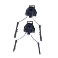 thumbnail image 4 of Adaptador de riel para casco, soporte para auriculares, flexibilidad, rotación de 360 ​​grados, protección auditiva para deportes al aire libre, hombr Negro, 4 of 8