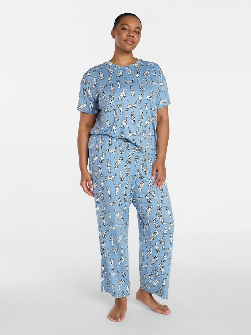 Joyspun Women's Dreamy Soft Collection Short Sleeve Sleep Top and