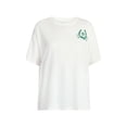 thumbnail image 5 of Saint Patrick's Day Women's Howdy Go Lucky Graphic Tee from Way to Celebrate, Sizes S-XXXL, 5 of 5