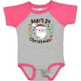 thumbnail image 3 of Inktastic Baby's 1st Christmas Santa with Candy Canes Boys or Girls Baby Bodysuit, 3 of 5