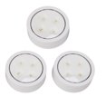 thumbnail image 4 of Under Cabinet Lights, ABS 3 Modes Wide Application LED Closet Lights Durable 3pcs  For Home, 4 of 8