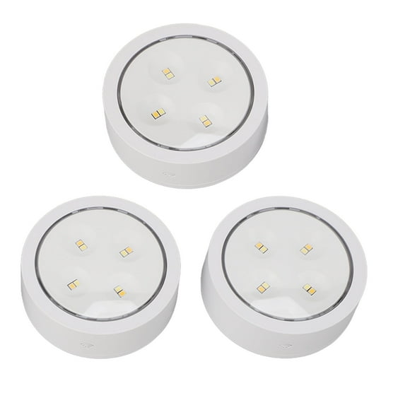 Remote Control Led Light Night Light Abs Under Cabinet Light Stick On Light Led Cabinet Light 3Pcs Remote Control LED Light ABS Night Lamp Home Decoration For Cabinet Kitchen