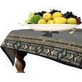 thumbnail image 5 of Aztec Tablecloth, Ethnic Tribal Geometric Design Rustic Native Washble Table Cover for Dinning Kitchen Farmhouse Party Decor 60""x120"", 5 of 5