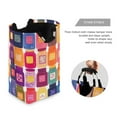 thumbnail image 3 of Yayeee Freestanding Laundry Hamper with Handle Collapsible Large Storage Basket for Clothes, Colorful Jars, 3 of 7