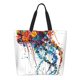 thumbnail image 1 of Balery Colorful Floral Jellyfish Bolsa Tote Estilo Estético con Cremalleras, Bolsa de Hombro, Bolsa de Compras Grande y Plegable, 1 of 8