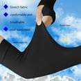 thumbnail image 3 of Gustave UV Sun Protection Cooling Arm Sleeves, 5 Pairs, Nylon+Spandex, Black/Gray/Blue/White/Skin, 3 of 11