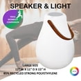 thumbnail image 6 of Newgarden Kurby 15” Portable Bluetooth Workout Speaker, Light, Carry Handle, RGB, Weatherproof IPX5, 6 of 6