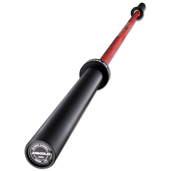 Mikolo 7ft Olympic Barbell, Barbell for Weightlifting and Powerlifting 45lb, Olympic Bar for 1500lbs Capacity, Weight Bar Fit 2” Standard Weights