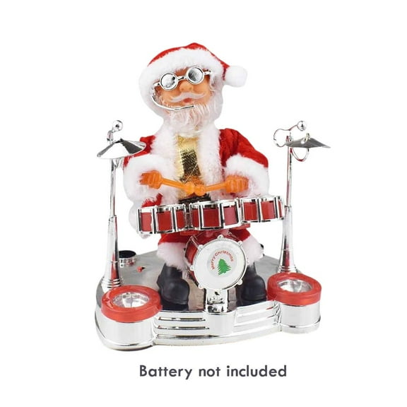 Dancing Santa Claus Christmas Toy - Battery-Operated with Music for Home and Shop Decor