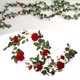thumbnail image 5 of Arts Artificial Floral Flower Garland 6 FT Rose Vine Hanging Rose Garland para el día de San Valentín Boda Centro de Decoración de Rojo 10cm Macarena Vid de rosa falsa, 5 of 8