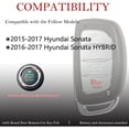 thumbnail image 4 of Smart Key Fob Remote Replacement Fits for Hyundai Sonata 2015 2016 2017 Keyless Entry Remote Control (FCC ID:CQOFD00120 PN:95440-C1000,95440-C1000NNA,95440-C1001), 4 of 7