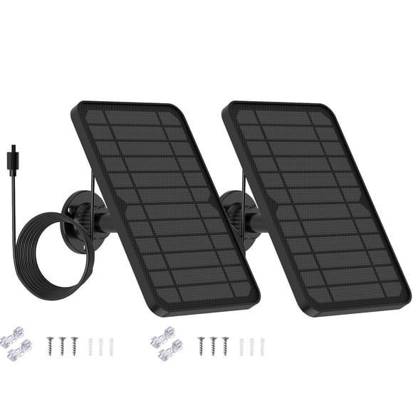 Solar Panel for Blink Camera Outdoor,Solar Panel Compatible with Blink Outdoor/Outdoor(3rd Gen)/XT XT2 Camera with 13,1ft Chargin