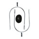 thumbnail image 4 of 1 Par de Espuelas para Caballo con Correas de Aleación de Zinc Y Cinta Resistente Accesorio para Montar Herramienta de Entrenamiento Ecuestre Adecuada Plata, 4 of 8