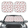 thumbnail image 2 of Cauagu Cartoon Lobsters Cauagu {designName} Print Foldable Car Windshield Sun Shade | Front Windshield Shade for Sun | Fits Small Sedans, Mini SUVs, Hatchbacks-Medium, 2 of 6
