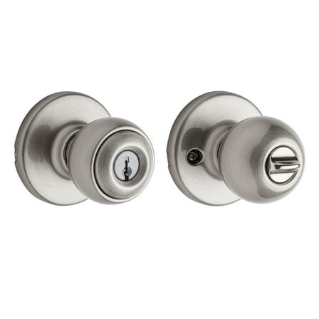 Kwikset 94002-407 Polo Keyed Entry Knob in Satin Nickel